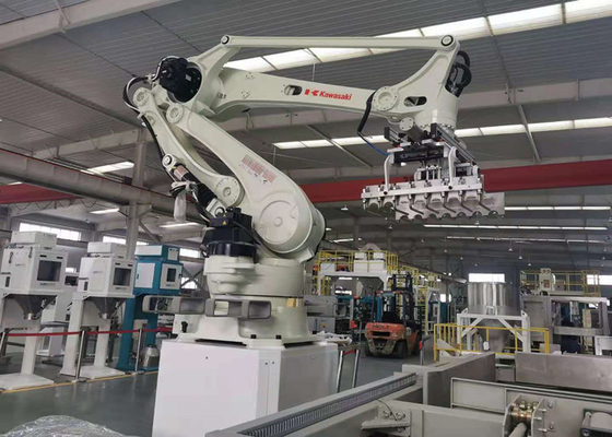 Gübre Üretiminde Kawasaki Robotik Kol Paletleyici
