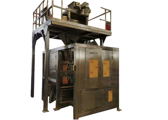 Plastik Kauçuk Endüstrisinde Pelet Granül İçin Redüktör Motor 50kg Torba Paketleme Makinesi