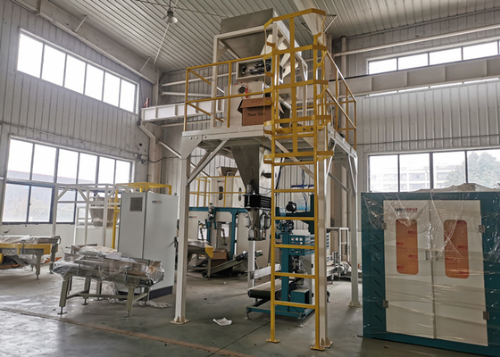 Tahıl Endüstrisinde Yüksek Hızlı Yem Pelet Paketleme Makinesi Torbalı Pirinç