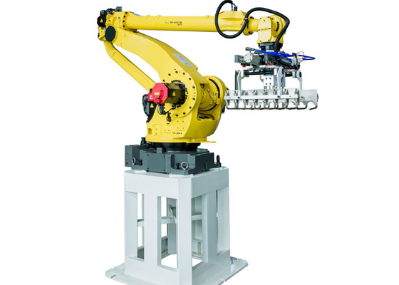 Fabrikada Kullanılan 4 Eksenli Çalışma Zarfı FANUC Paletleme Robotu