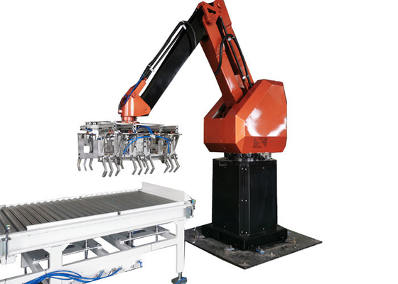 Gübre Hattında Çok Hatlı Robot Kol Çanta Paletleyici