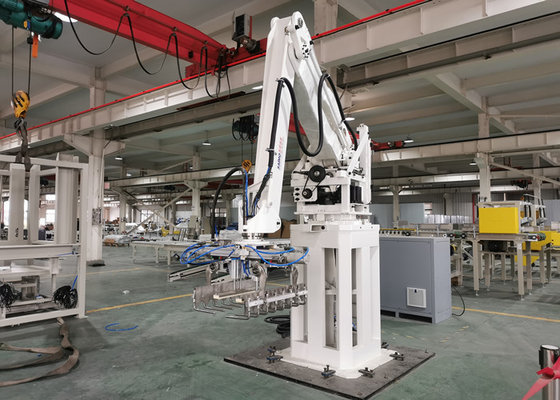 Valf Torba çimentosu için Elektrikli Programlanabilir Zemine Monte Paletleme Robotu Tutucu