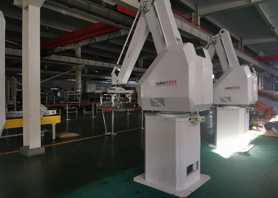 4 Eksen 130kgs Paletleme Robot Kolu Yiyecek ve İçecek Endüstrisine Uygun