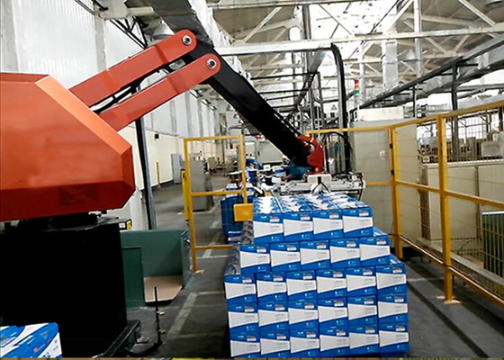 4 Eksenli Paletleme Robotu Al ve Yerleştir Makinası PLC Kontrolü
