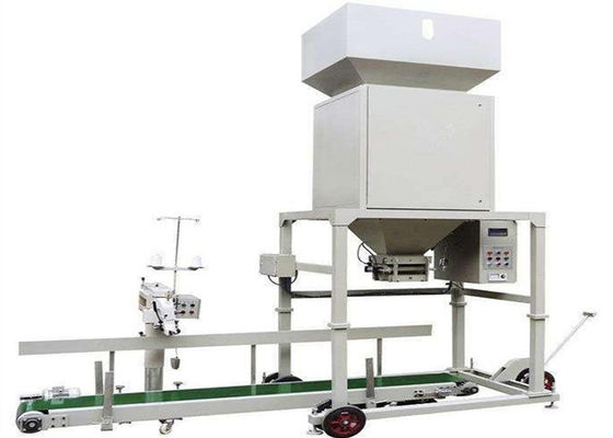 Evcil Hayvan Yemi İçin Üç Aşamalı Besleme 10kg Granül Paketleme Makinesi