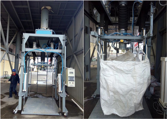 Pnömatik SS 0.8MPa 2000kg Jumbo Torba Paketleme Makinası