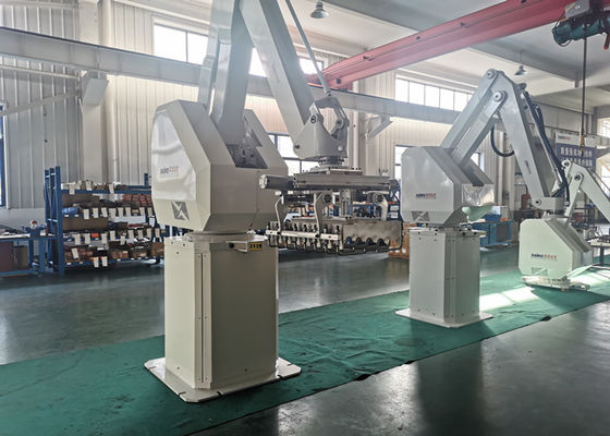 1500times / H İstifleme 4 Eksen PLC 50kg Torba Paletleme Robotu