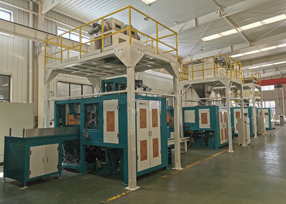 Gıda Endüstrisinde 60Hz 50kg Beyaz Şeker Dolum ve Paketleme Makinası