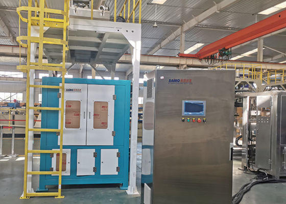 25 Kg Torba Verilmiş Pelet Granül Paketleme Makinası Yeşil Renk 14 KW