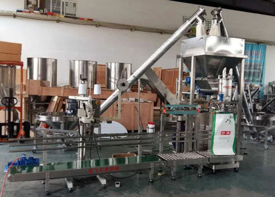 Kimya Endüstrisi için 25kg Açık Ağız Çanta Boya Tozu Paketleme Makinesi