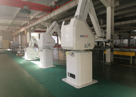 Yem Sanayi Paletleme Robot Kolu Yere Monte 4 Eksen İstifleme